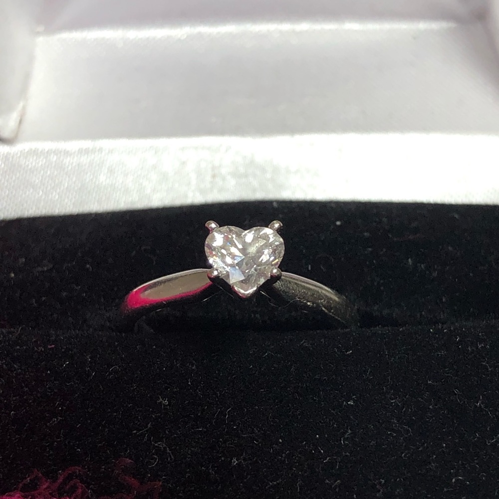 Diamond Heart Ring - image 3